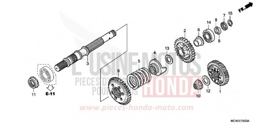 ARBRE DE SORTIE GL1800G de 2016